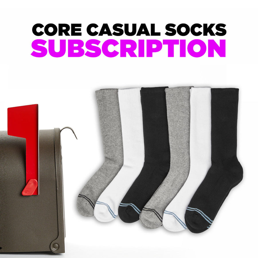 Core Casual Sock Subscription - Casual Crew Socks