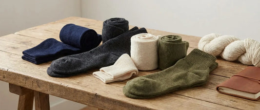 DeadSoxy merino wool sock texture and warmth