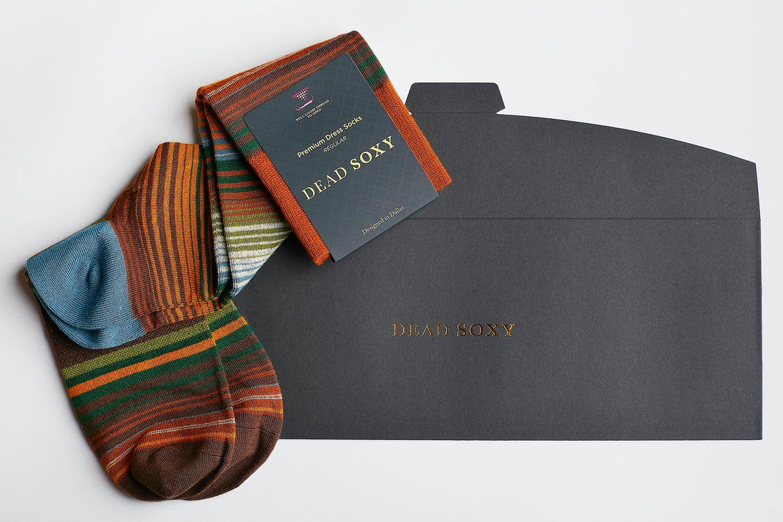 DeadSoxy premium sock gift set packaging and presentation