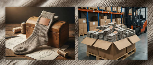 DeadSoxy private label sock branding and packaging