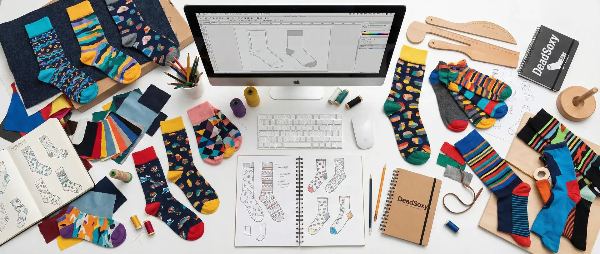 Sock Design Ideas & Custom Sock Templates for Your Brand | DeadSoxy