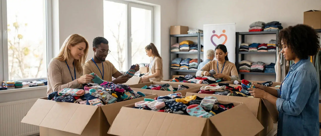 DeadSoxy bulk sock donations — custom sock design and production