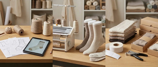 DeadSoxy private label sock branding and packaging