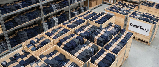 DeadSoxy bulk mens socks: how to buy smart whether you need 50 pairs or 5,000 — wholesale sock inventory and retail display