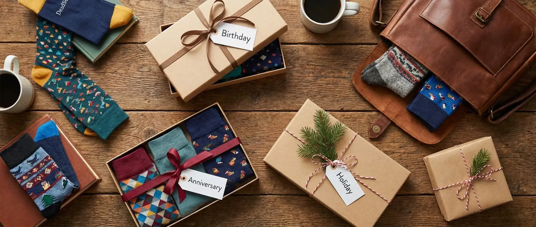 DeadSoxy premium sock gift set packaging and presentation