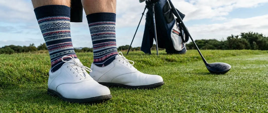 DeadSoxy golf sock style on the course