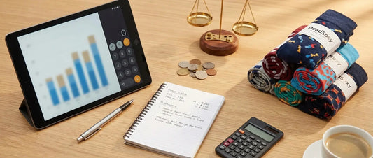 DeadSoxy private label sock branding and packaging