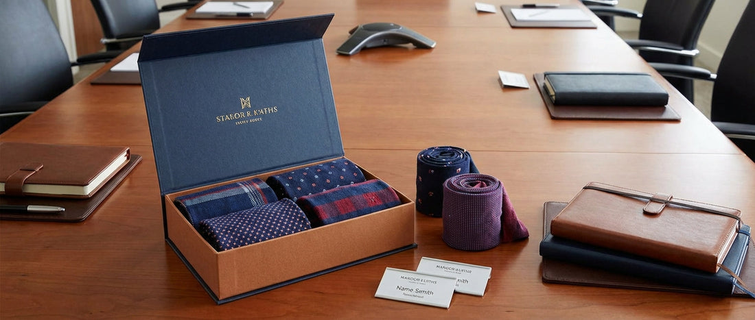 Custom dress socks buyer's guide for corporate gifting and events