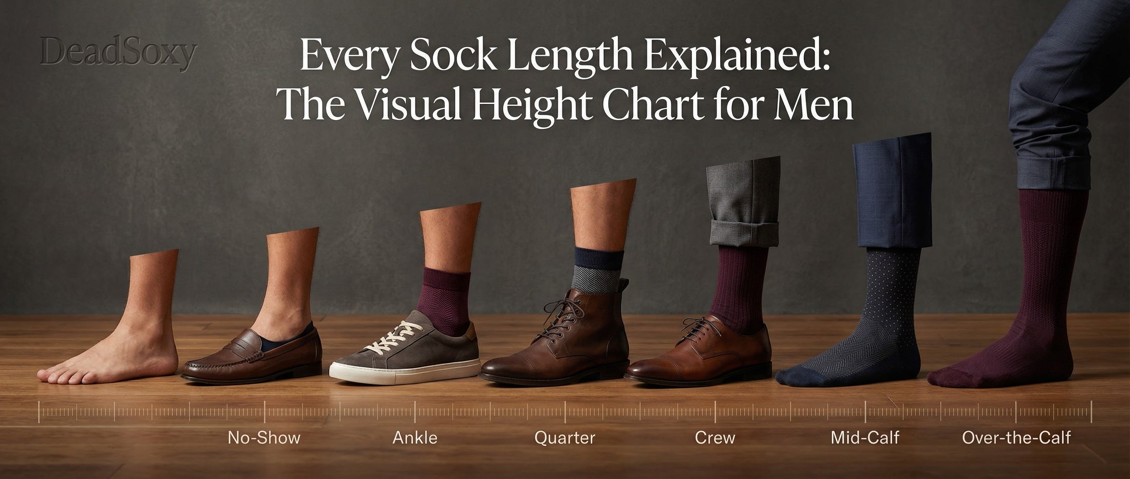 Sock Length Guide Every Height Explained with Visual Chart (2026)