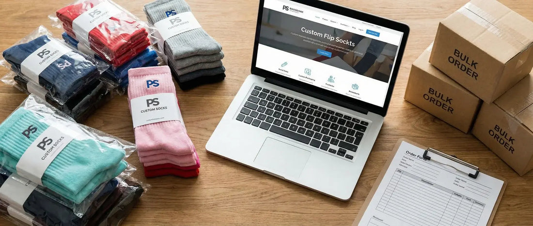 DeadSoxy custom logo sock embroidery and knitting