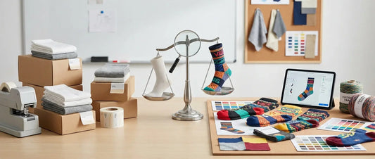 DeadSoxy private label sock branding and packaging