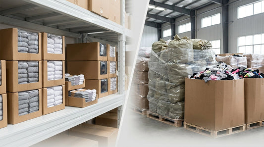 Domestic vs imported wholesale socks sourcing comparison — US warehouse with short lead times versus overseas factory with bulk pricing