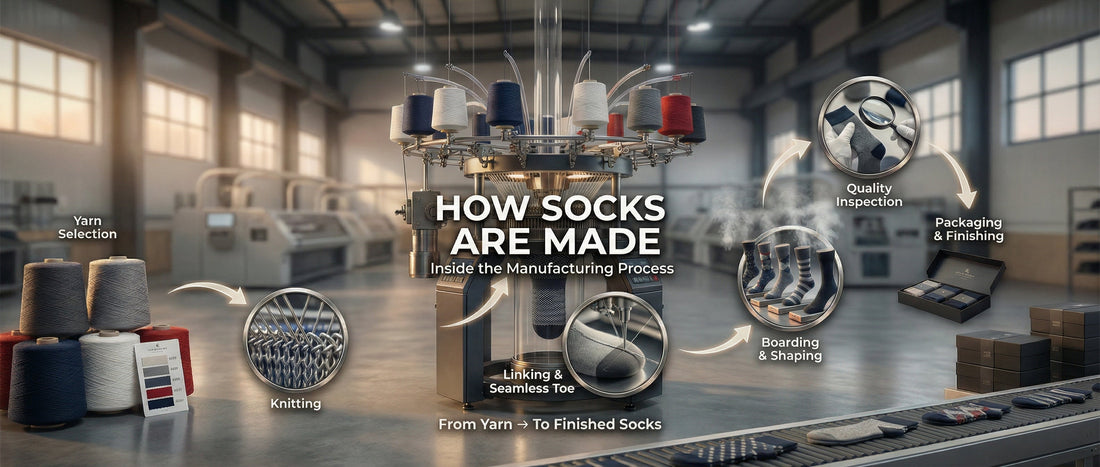 How to make socks inside the production floor