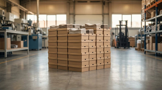 OEM socks stacked in retail packaging for reseller brand programs