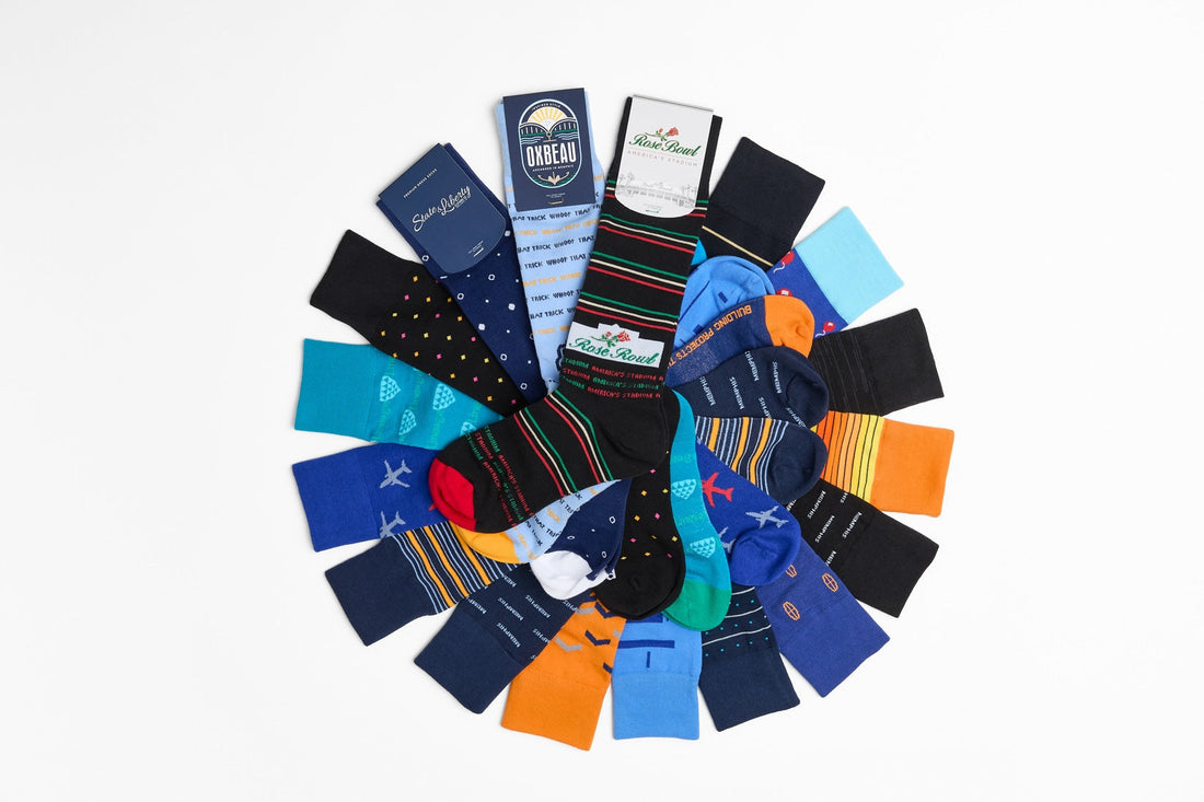 DeadSoxy custom logo sock embroidery and knitting