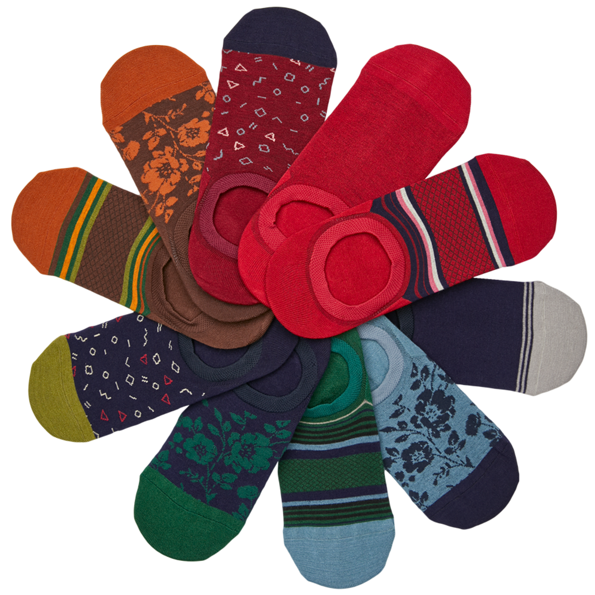 Wear DeadSoxy No-Show Sock 10-Pack - P1 [ SMALL ]