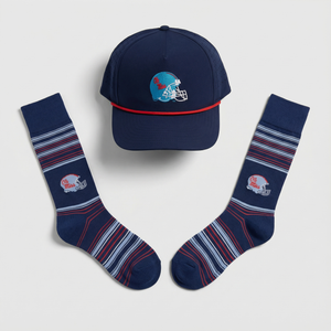 Hovi Collab - Ole Miss Socks & Hat Navy