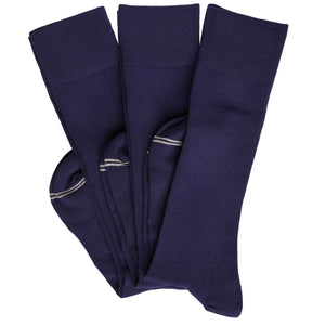 Wear DeadSoxy Elton 3-Pack - Navy Dress Socks