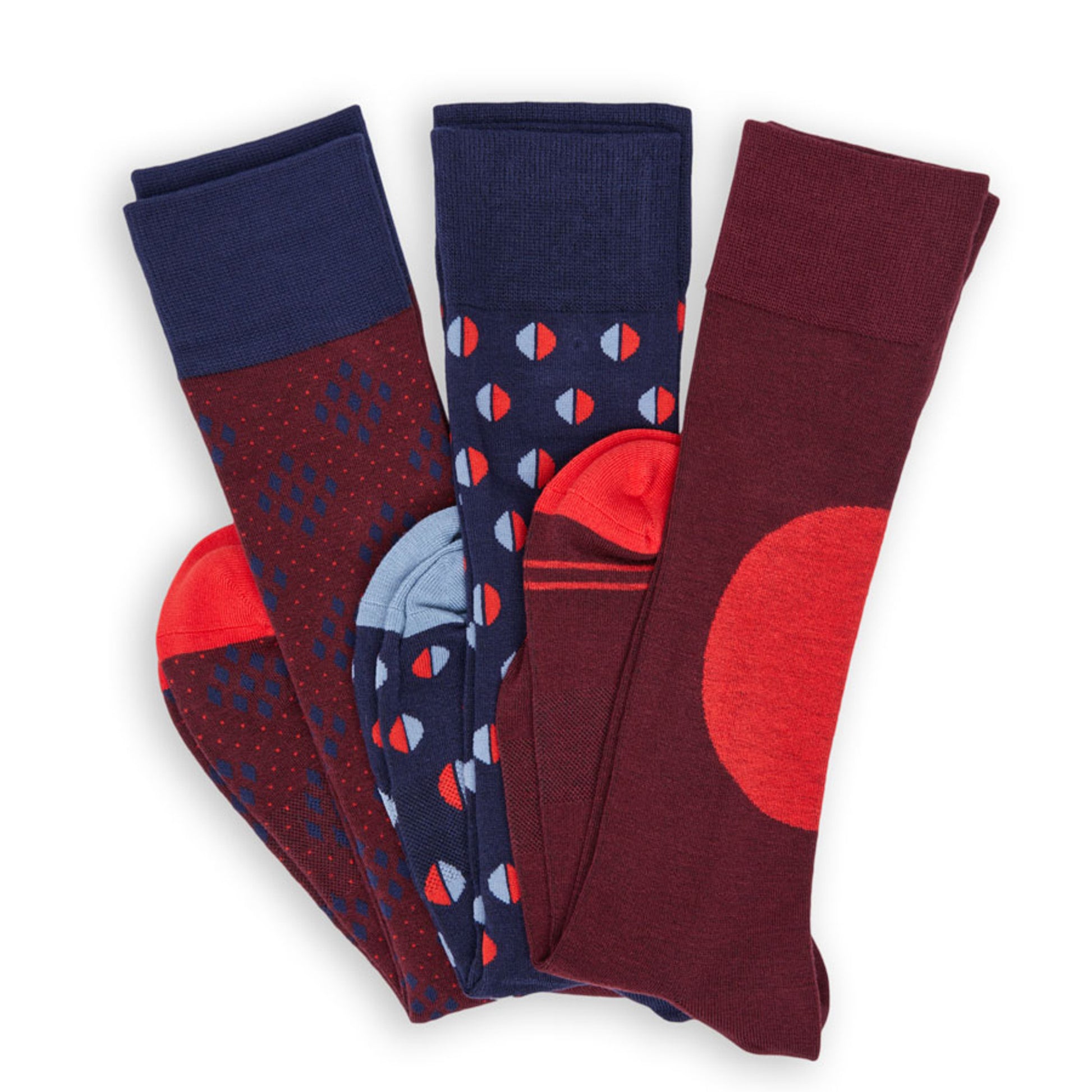 Wear DeadSoxy Red F21 Dress Sock 3-Pack