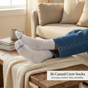 A Years Supply of Socks - 144 Pair Bundle