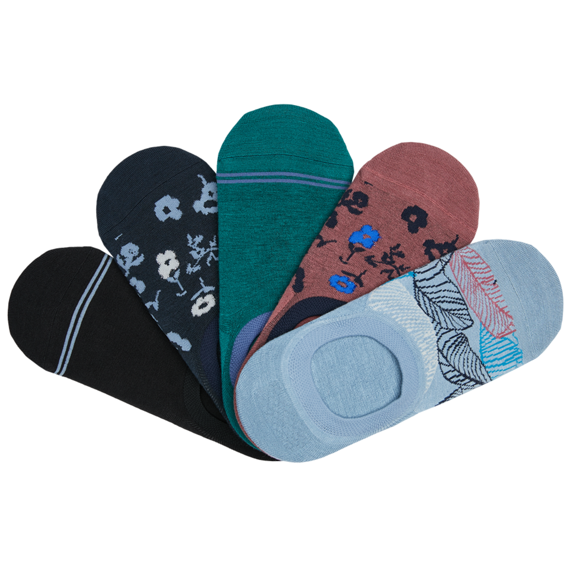 Wear DeadSoxy No-Show Sock 5-Pack - md4[ SMALL ]