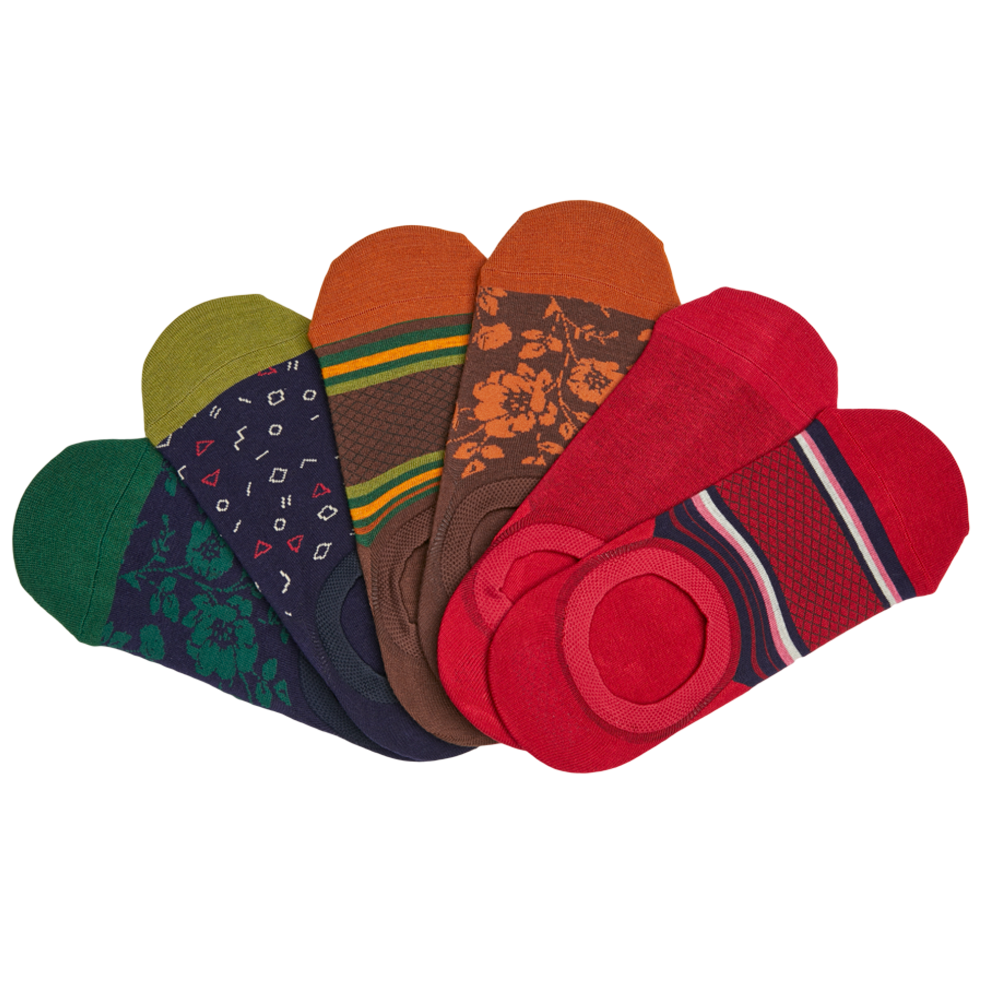 Wear DeadSoxy No-Show Sock 6-Pack - vp2 [ SMALL ]