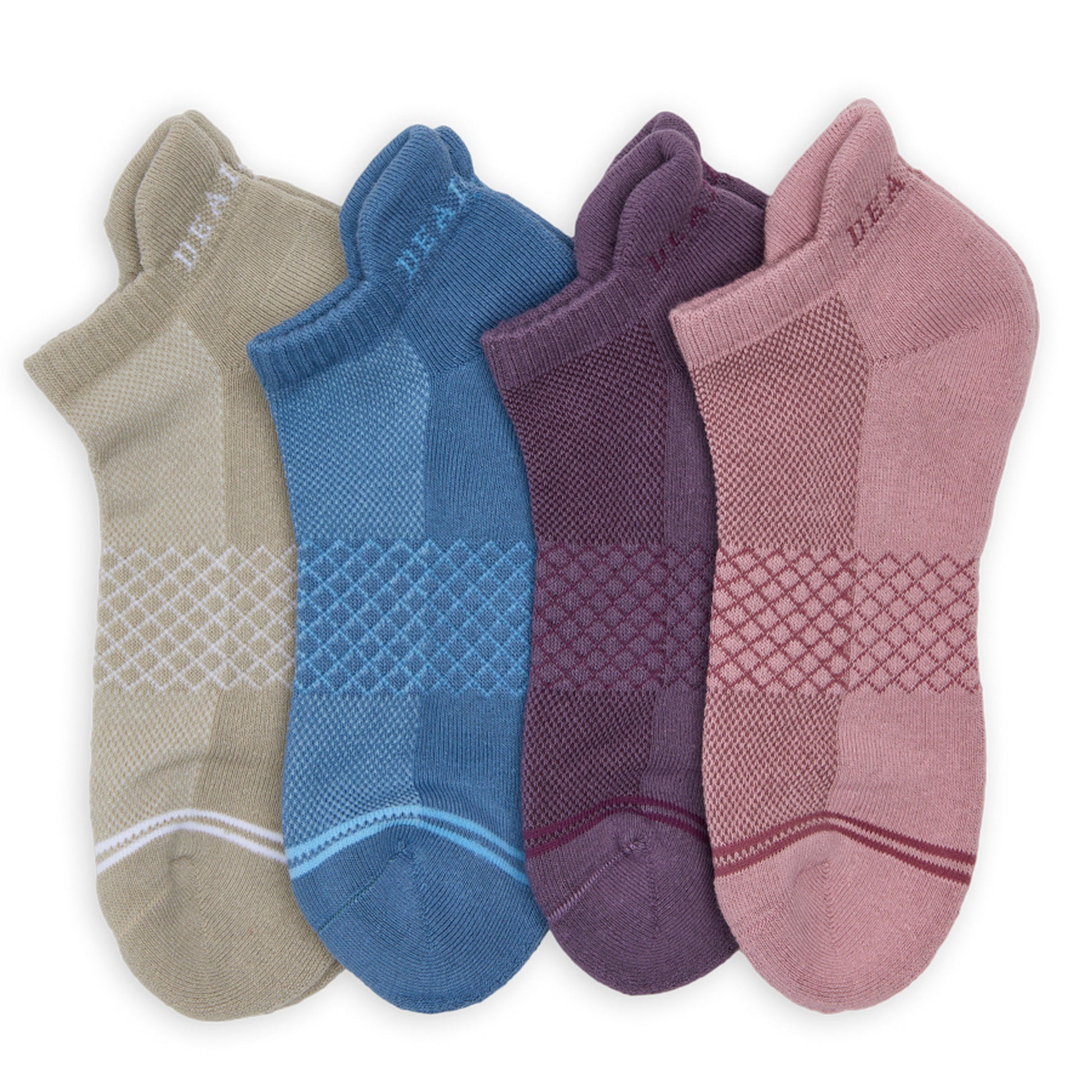 4 pack of ankle socks for women in 4 cozy colors
