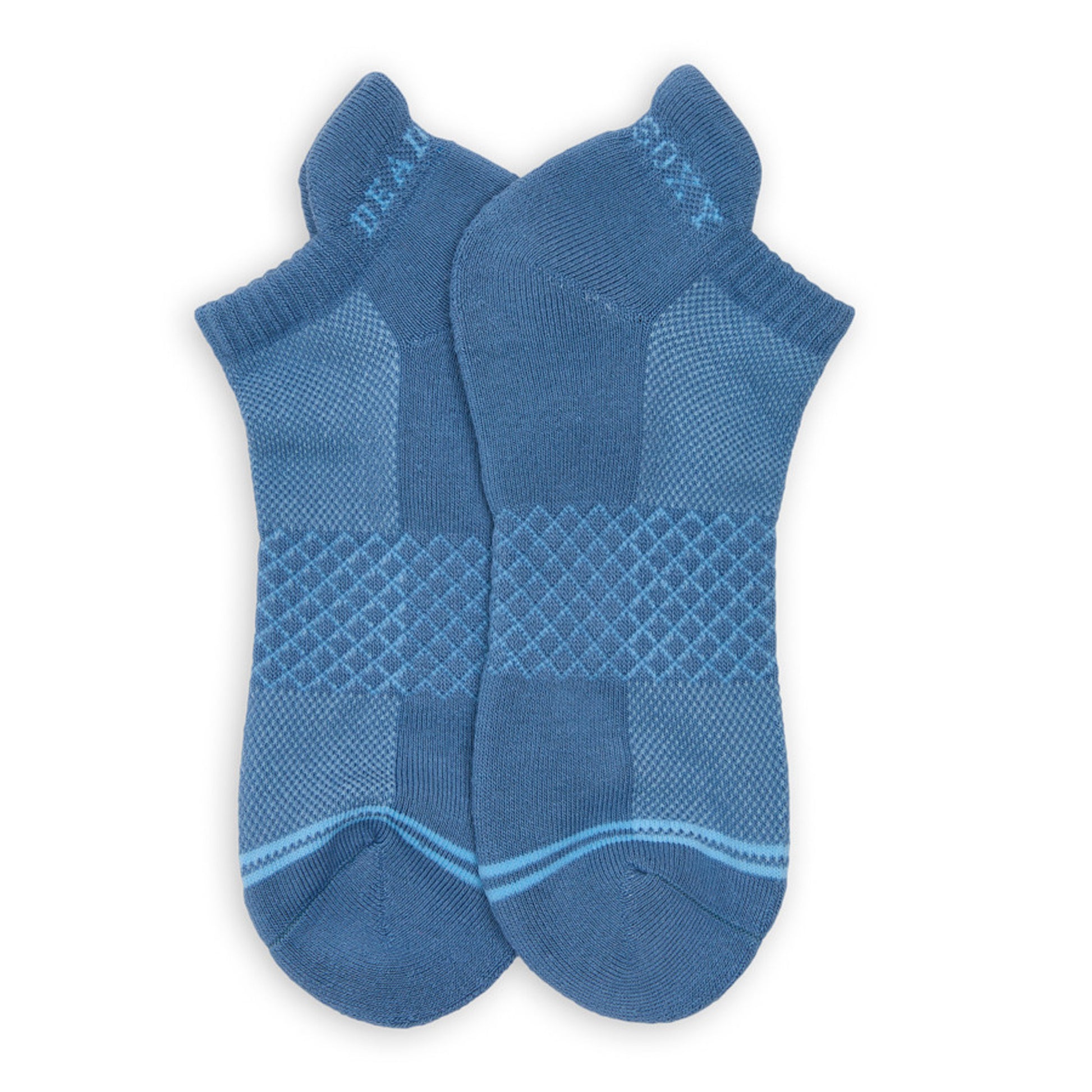 White and grey ankle socks