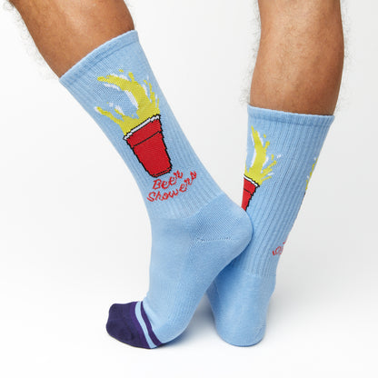 Beer Showers Casual Crew Socks v2