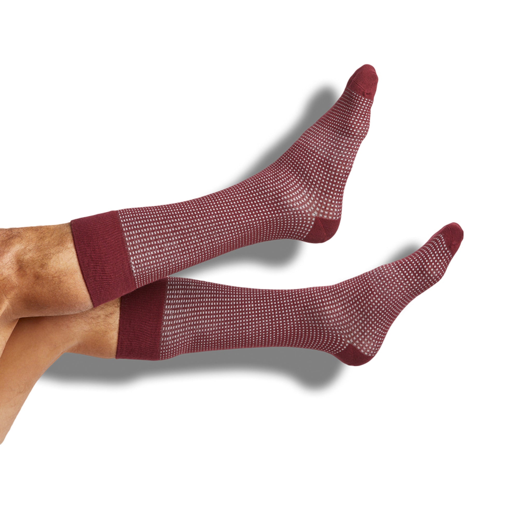 Maroon Texas Aggies United NIL dot maroon dress socks