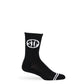 White Ole Miss Crew Socks