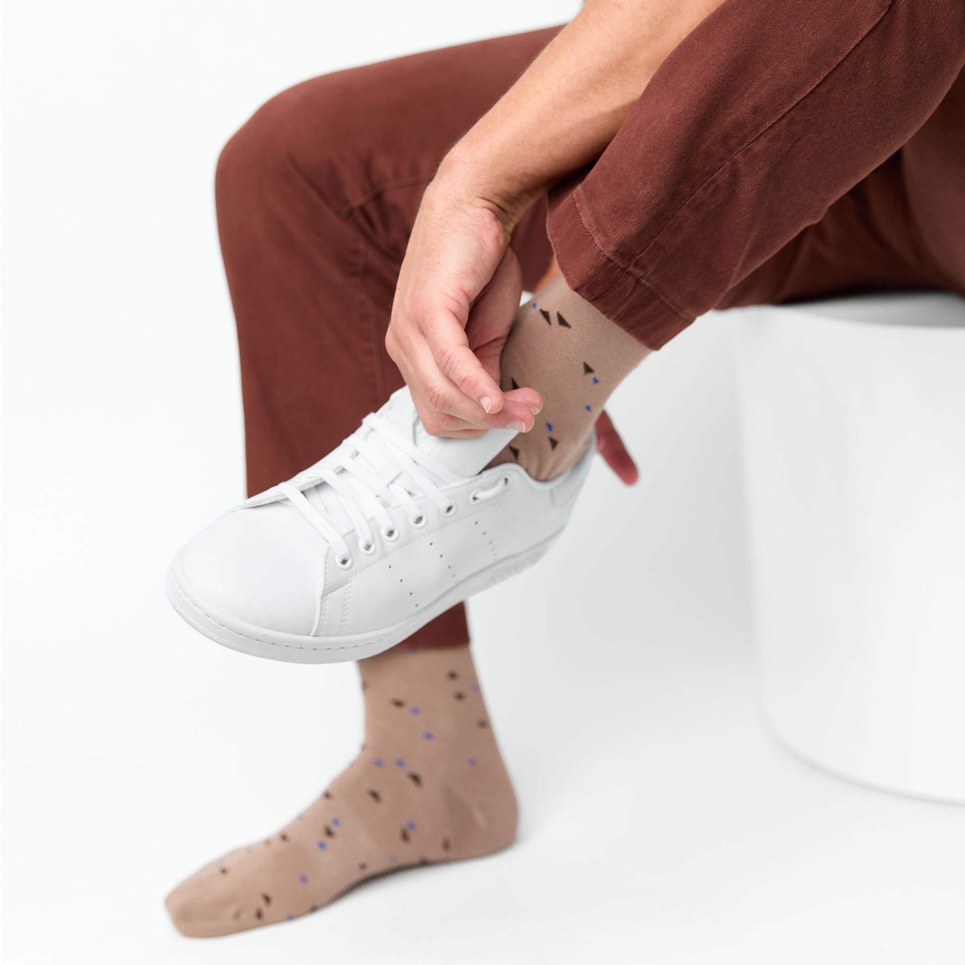 TrueStay grip shown in the welt of the Buster