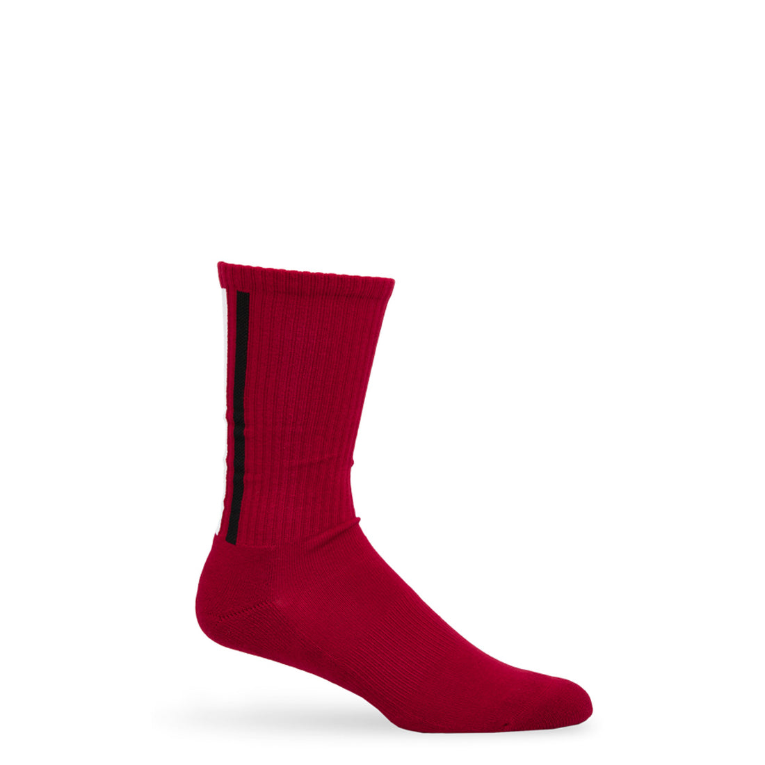 Cardinal vertical stripe casual socks