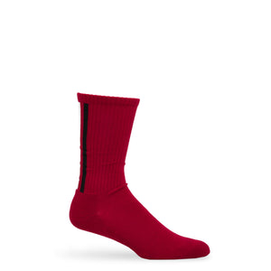 Cardinal vertical stripe casual socks