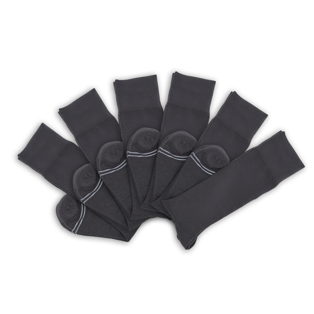 Wear DeadSoxy Asher 6-Pack - Charcoal Dress Socks