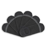 Wear DeadSoxy Charcoal Cotton No Show - 6 Pack