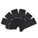 6-Pack of Charcoal Casual Crew Socks offering a simple, stylish design for everyday wear, perfect for pairing with sneakers.