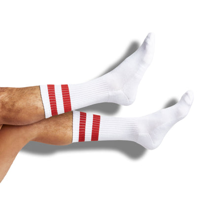 Wear DeadSoxy Crimson Retro Casual Socks