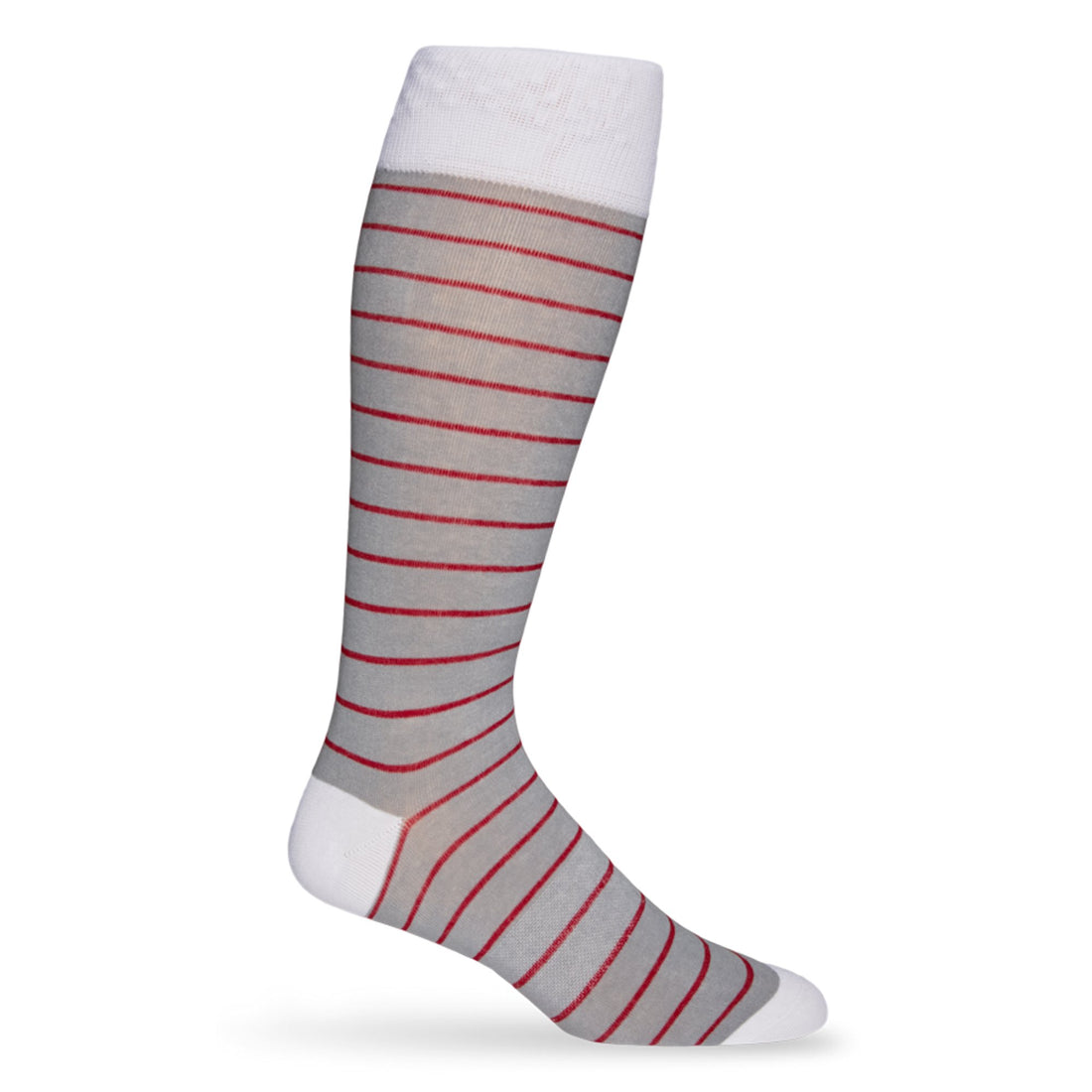 Wear DeadSoxy Crimson - Wide Stripe Socks