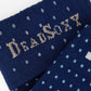 DeadSoxy Knox cotton dress sock cuff detail with TrueStay grips