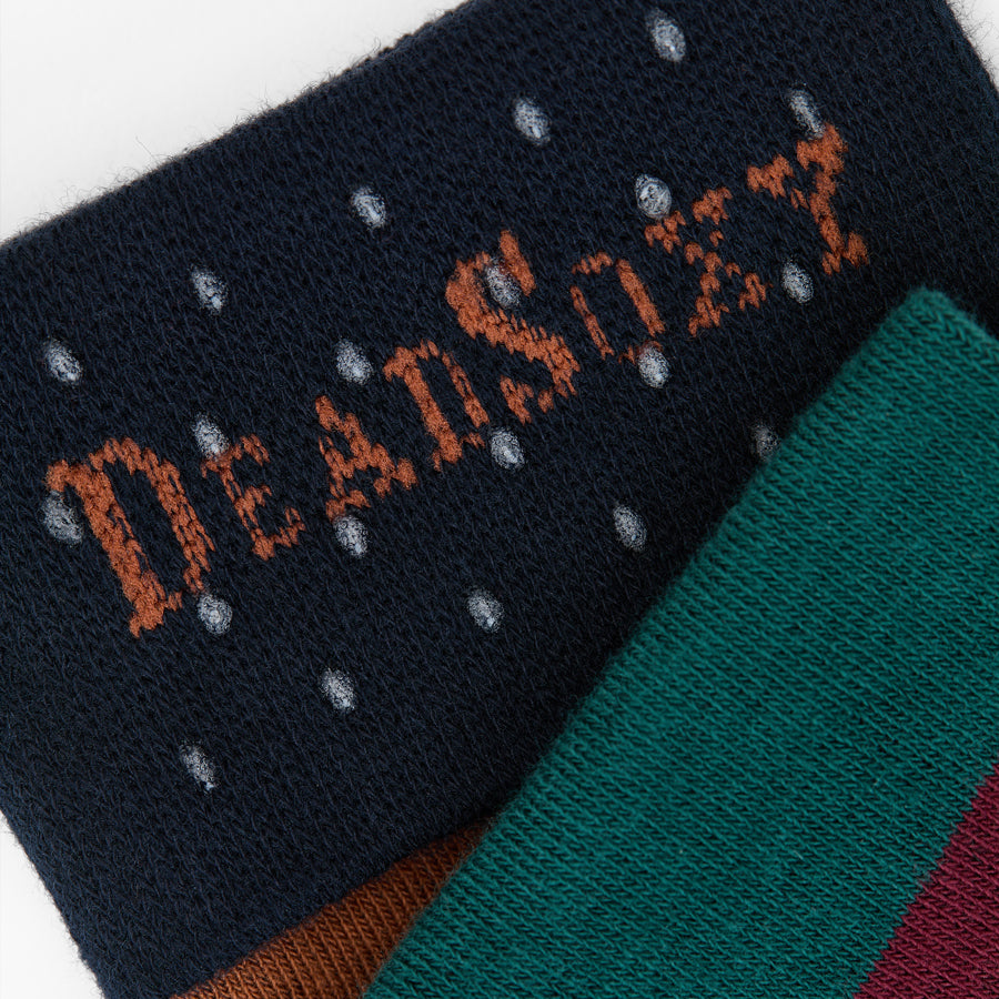 DeadSoxy Wells cotton dress sock cuff detail with TrueStay grips