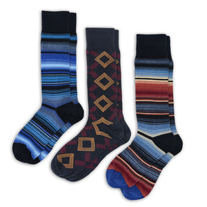 Dress Sock 3 Pack in classic designs
