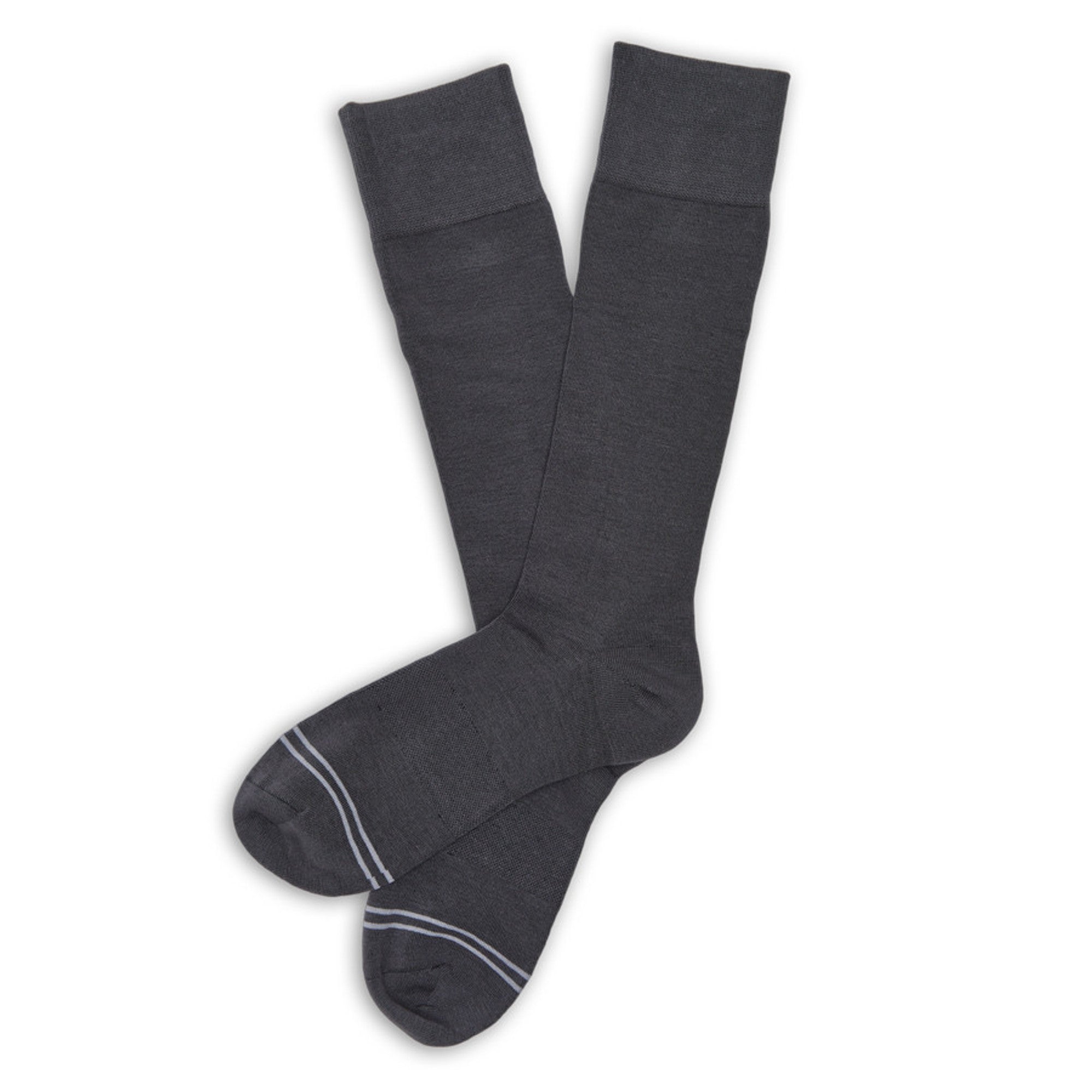 DeadSoxy Asher 6-Pack Charcoal Dress Socks DeadSoxy Asher 6-Pack Charcoal Dress Socks