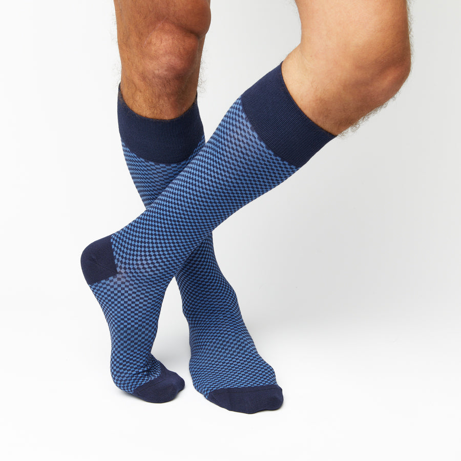 Premium Navy Dress Socks