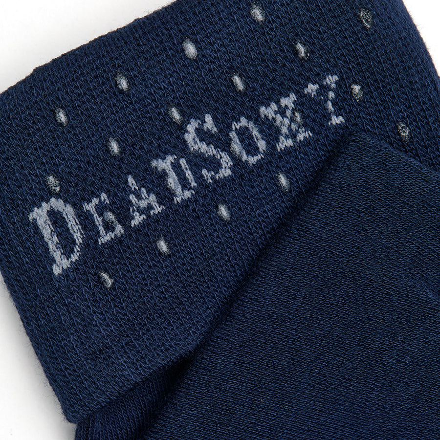 Elton Navy Dress Socks