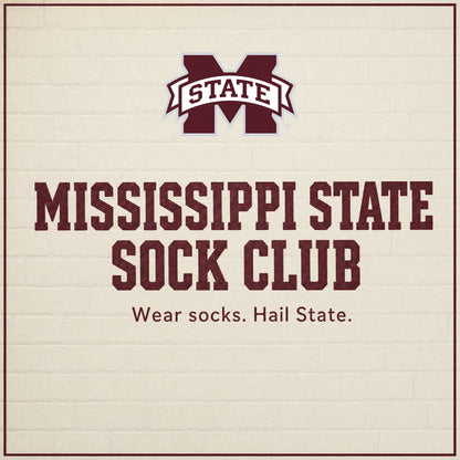 Mississippi State Sock Club — officially licensed Mississippi State sock subscription by DeadSoxy