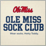 Ole Miss Sock Club — officially licensed Ole Miss sock subscription by DeadSoxy