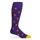 Wear DeadSoxy Purple and Gold - Fleur de lis