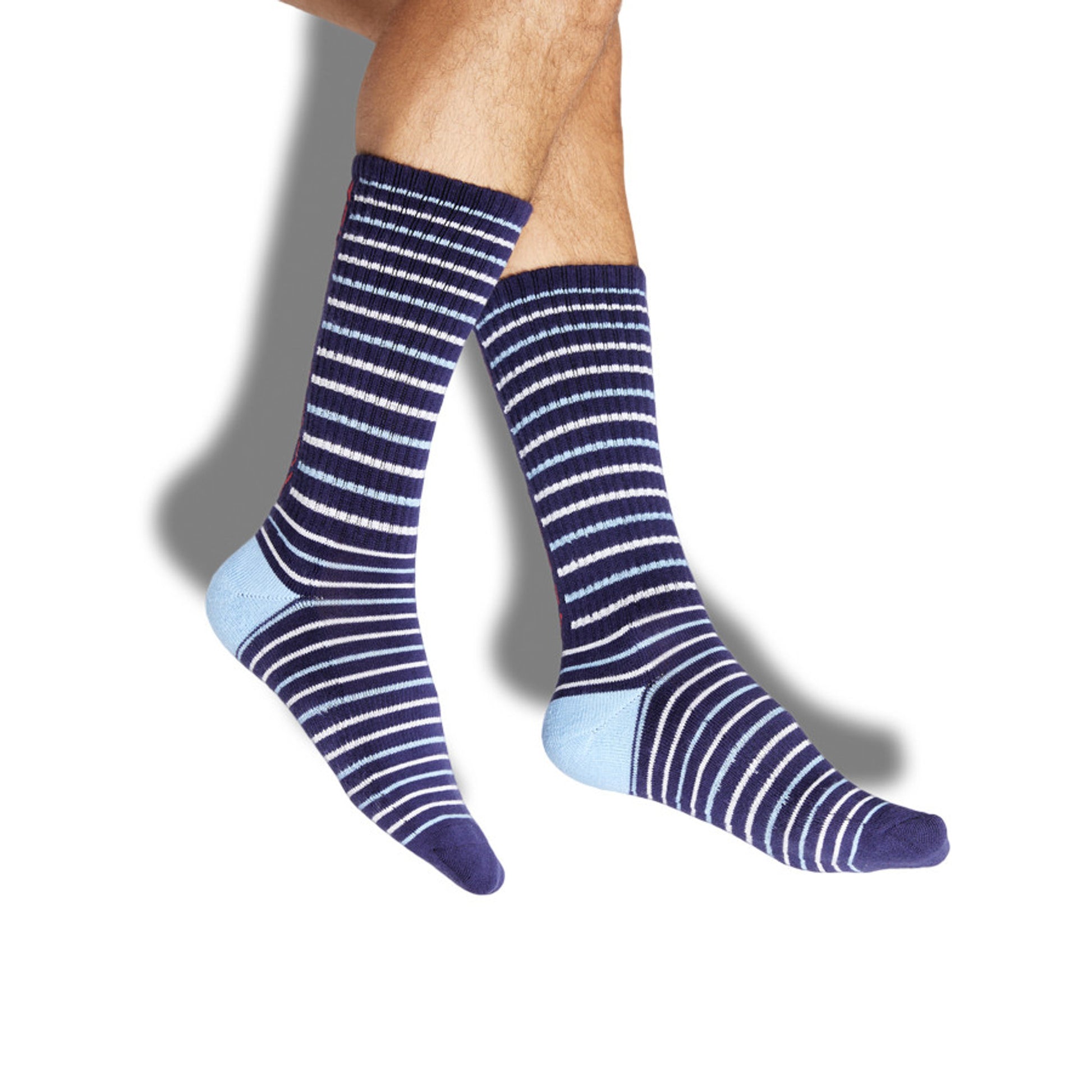 Member Exclusive powder blue Egg Bowl Trophy dress socks.