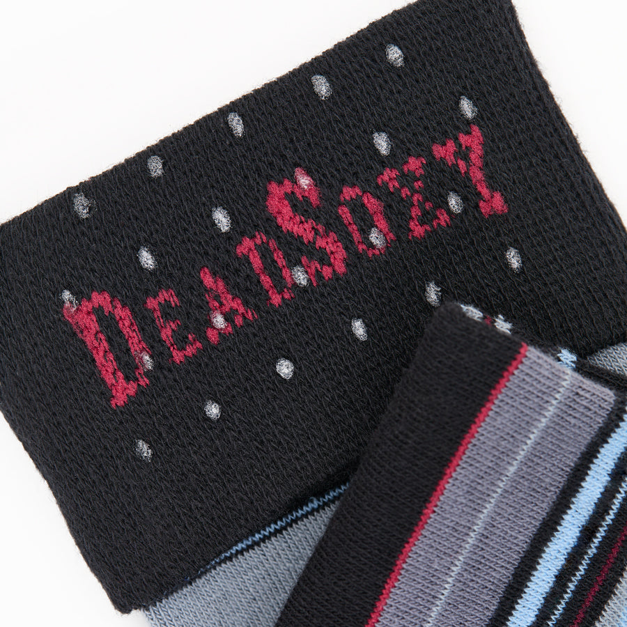 Close-up of the Jett sock welt highlighting the elastic band, knit texture, and TrueStay grip.
